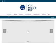 Tablet Screenshot of maza-mv.de